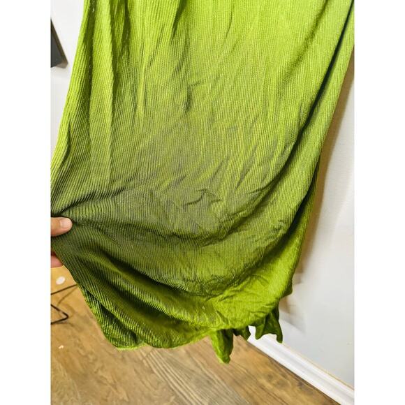 ATLEIN COLLECTIVE Green Crewneck Sleeveless Midi Dress Size Medium - Picture 8 of 15